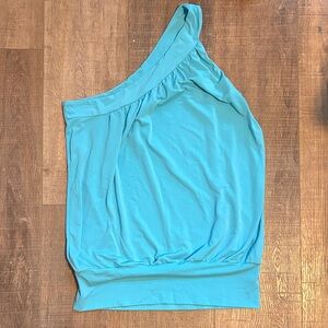 United colors of Benetton One-Shoulder Blue Top